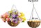Artificial Daisy Hanging Basket: Charming Indoor/Outdoor Decor